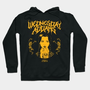 Wednesday Addams Metal Hoodie